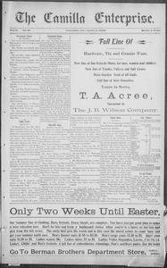 The Camilla enterprise, 1905 April 14
