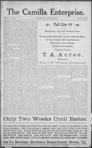 The Camilla enterprise, 1905 April 21