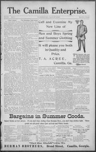 The Camilla enterprise, 1906 April 27