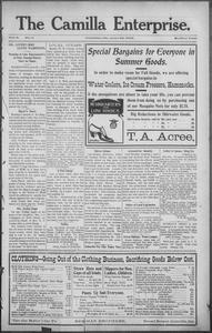 The Camilla enterprise, 1906 June 22