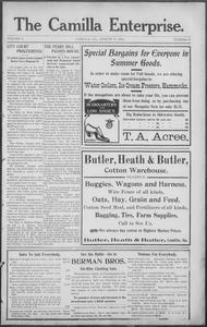 The Camilla enterprise, 1906 August 10