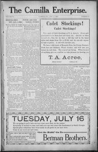 The Camilla enterprise, 1907 August 2