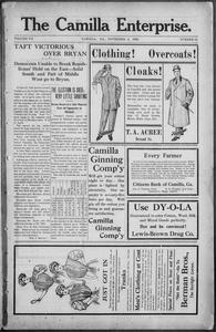 The Camilla enterprise, 1908 November 6