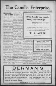 The Camilla enterprise, 1909 September 3