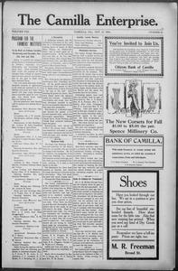 The Camilla enterprise, 1909 November 19