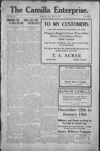 The Camilla enterprise, 1910 December 30