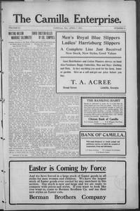 The Camilla enterprise, 1911 April 7