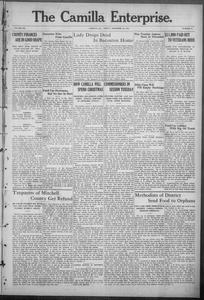 The Camilla enterprise, 1921 December 23