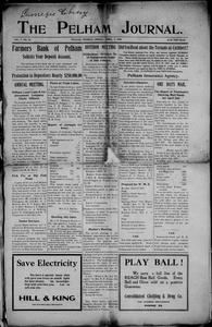 The Pelham journal, 1909 April 9