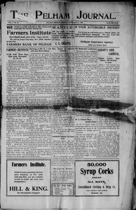The Pelham journal, 1909 November 19