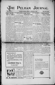 The Pelham journal, 1922 January 20