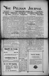 The Pelham journal, 1922 September 8