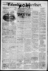 Columbia advertiser, 1881 March 22