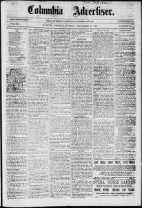 Columbia advertiser, 1881 November 29