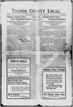 Toombs County local, 1911 April 27
