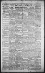 The Monroe advocate, 1871 June 15