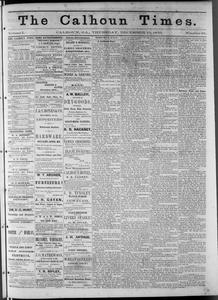 Calhoun weekly times, 1870 December 15