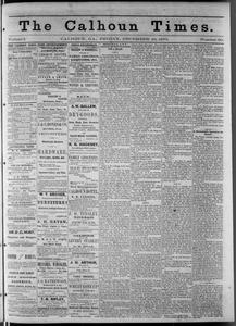 Calhoun weekly times, 1870 December 23