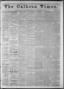 Calhoun weekly times, 1871 January 26