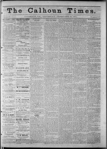 Calhoun weekly times, 1871 February 16
