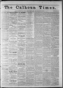 Calhoun weekly times, 1871 March 16