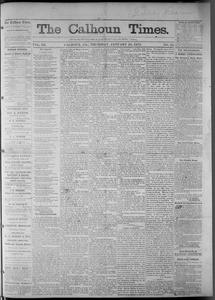 Calhoun weekly times, 1873 January 23