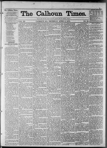 Calhoun weekly times, 1873 April 3