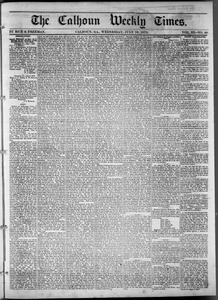 Calhoun weekly times, 1873 July 16