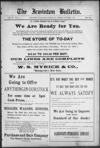 Irwinton bulletin, 1909 October 1