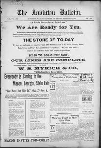 Irwinton bulletin, 1909 November 5