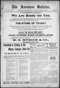 Irwinton bulletin, 1909 November 19
