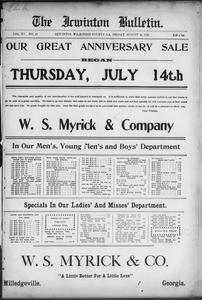 Irwinton bulletin, 1910 August 26