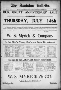 Irwinton bulletin, 1910 September 2