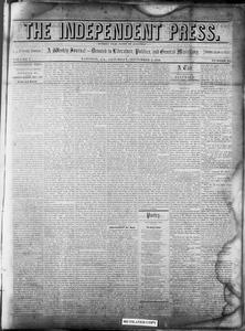 The independent press, 1854 September 2