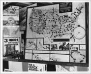 Photograph of an air mail exhibit at the Georgia State Fair, Macon, Bibb County, Georgia, 1920-1939?