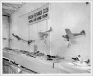Photograph of the Macon Exchange Club model airplane show at the Georgia State Fair, Macon, Bibb County, Georgia, 1943