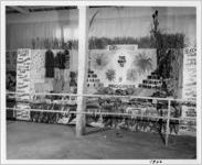 Photograph of the Bleckley County exhibit at the Georgia State Fair, Macon, Bibb County, Georgia, 1946