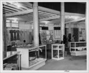Photograph of Woman's Homework exhibition, Textile Division, at the Georgia State Fair, Macon, Bibb County, Georgia, 1946
