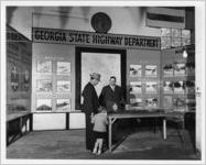 Photograph of the Georgia State Highway Department exhibit at the Georgia State Fair, Macon, Bibb County, Georgia, 1948