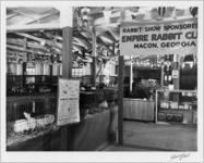 Photograph of the rabbit show at the Georgia State Fair, Macon, Bibb County, Georgia, 1949
