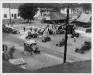 Photograph of the farm machinery show at the Georgia State Fair, Macon, Bibb County, Georgia, 1950