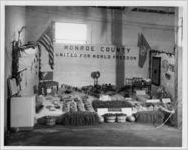 Photograph of the Monroe County exhibit at the Georgia State Fair, Macon, Bibb County, Georgia, 1952