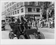 Photograph of Robert Ziegler and Thomas B. Parker in a parade at the Georgia State Fair, Macon, Bibb County, Georgia, 1958