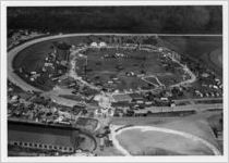 Photograph of an aerial view of the Georgia State Fair, Macon, Bibb County, Georgia, 1949 October