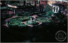 Boxwood garden (Founders Memorial Garden, Athens, Ga.)