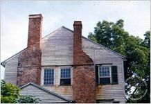 Chimneys (Cheely-Coleman-Moore House, near Shoals, Ga.)