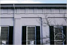 Detail of triglyphs (First Presbyterian Church, Athens, Ga.)