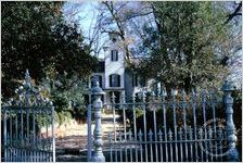 Detail of gate (Paschal-Sammons House, Eatonton, Ga.)