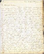 Letter: New York, [New York] to Callie [King, 185-] Jan. 3