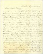 Letter: Athens, [Georgia] to Callie [King], 1856 Sept. 16